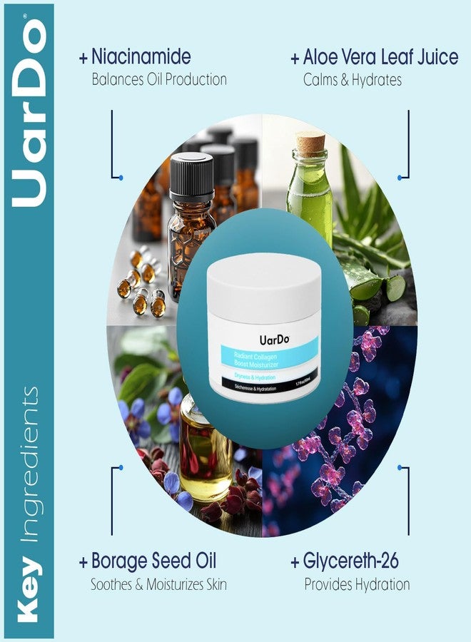 Uardo Balance Oil-Control Hydrating Moisturizer 1.7 Fl Oz / 50ml - usn110 | Suitable for Oily, Acne & Sensitive Skin Types | More Even Skin Tone | For Women and Men - Image 2